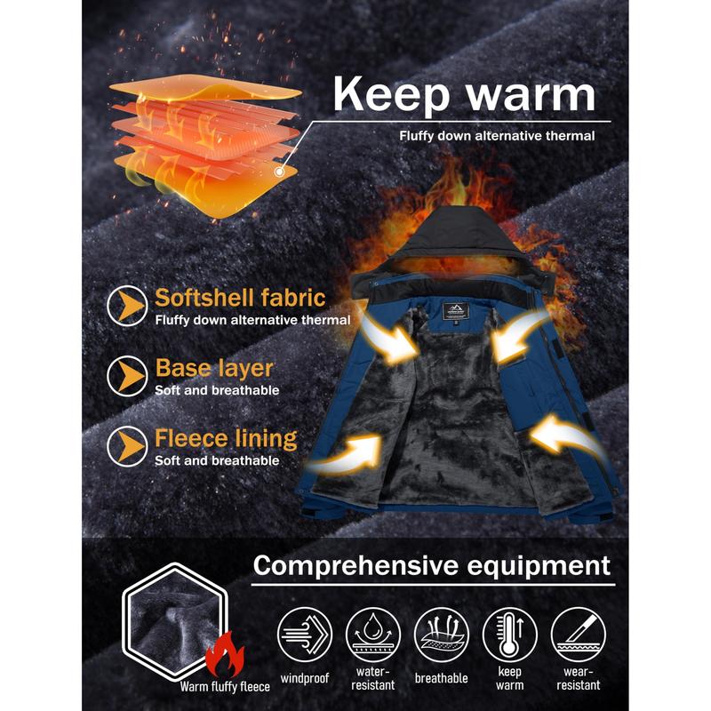 TACVASEN Winter Fleece Jaquet