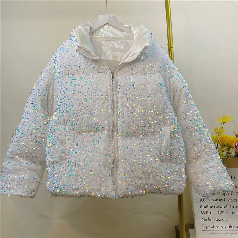 Winterse Glamour Pufferjas