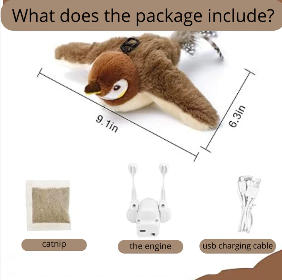 Fliegendes Katzenspielzeug Freude