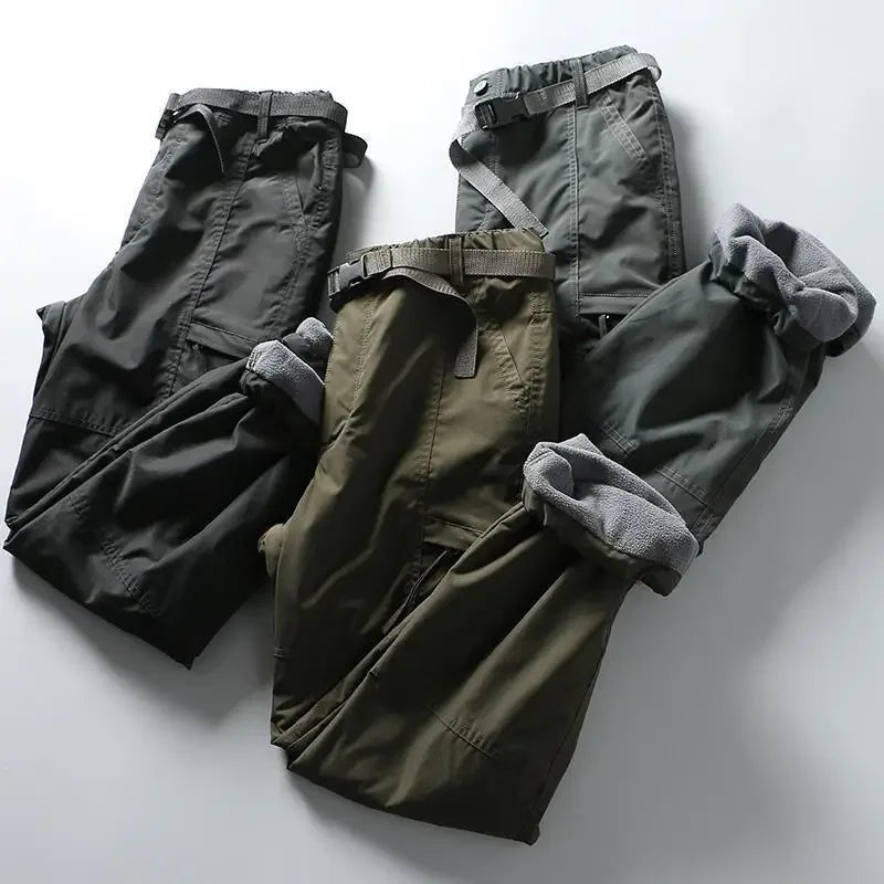 Winter Waterdichte Fleece Cargo Broek