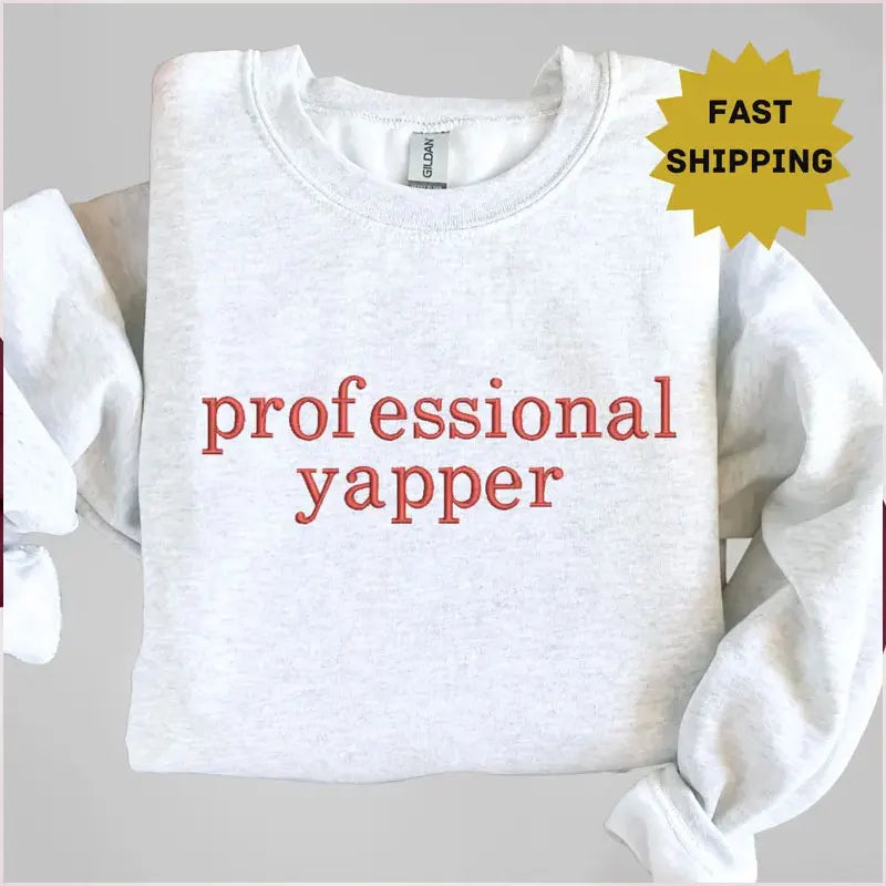 Hippe Yapper Sweater Embroidery