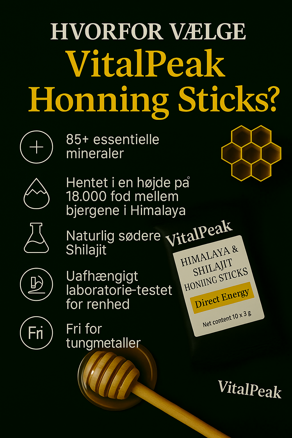 VitalPeak™ - HoneySticks