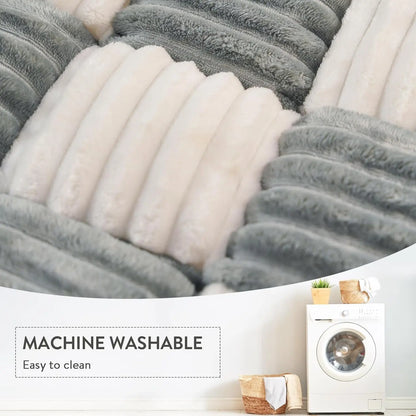 Fun Fuzzy Plaid Huisdier Deken