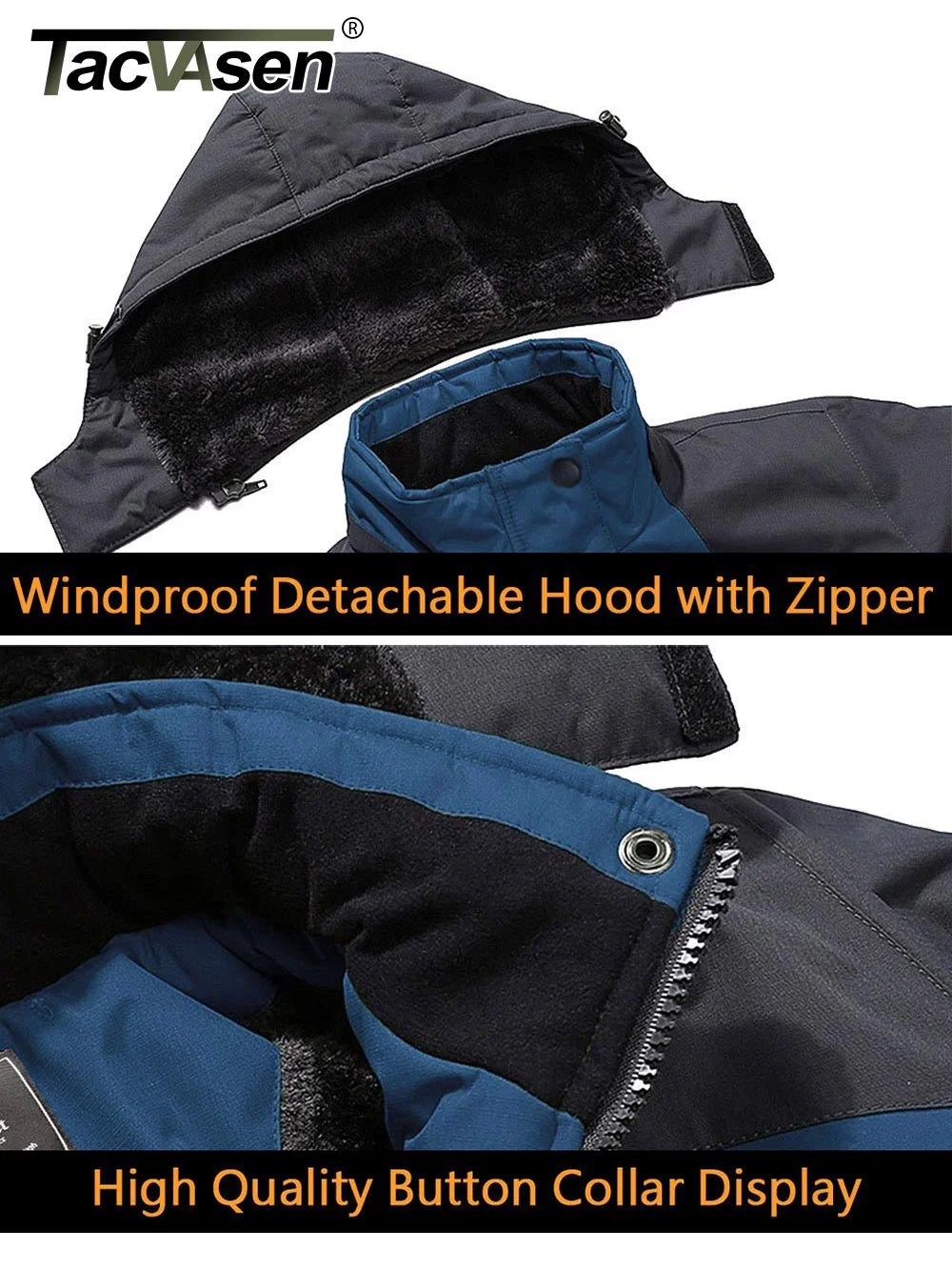 TACVASEN Winter Fleece Jaquet