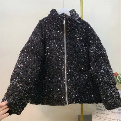 Winterse Glamour Pufferjas